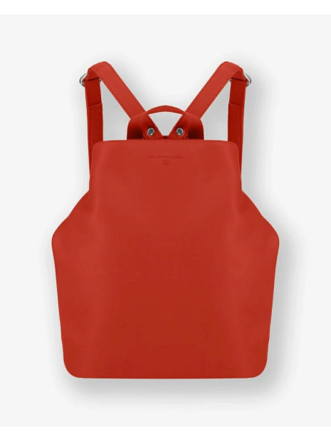 Les Ateliers Foures B417 - CUIR DE VACHETTE - ORANGE sac à dos sécurisé s avec attache fixation sacs-a-mains
