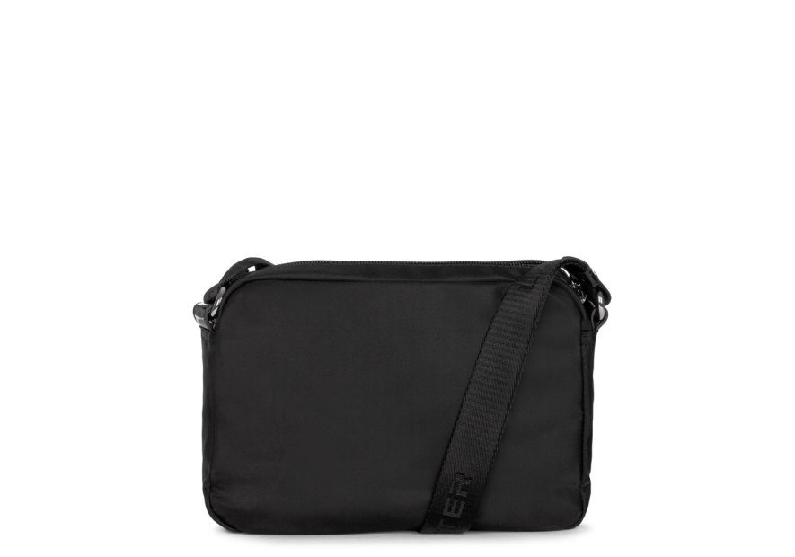 Lancaster 514-61 - POLYAMIDE - NOIR Basic Verni - Petit sac Trotteur