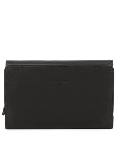 Lancaster 172-18 - CUIR DE VACHETTE - NOIR porte monnaie compagnon mademoiselle ana pmpb-femme