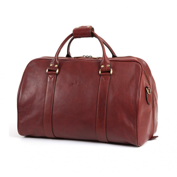 Gerard Henon 5290 - CUIR DE VACHETTE - MARRON Sac de voyage "Classic"