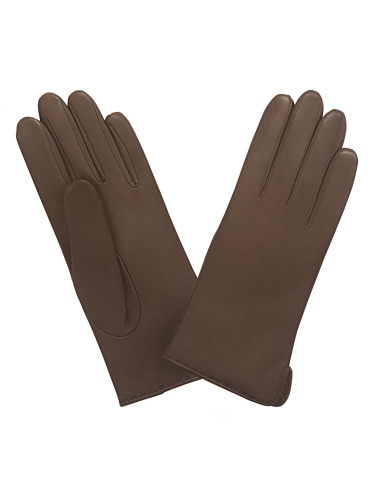 Glove Story 21006CA - CUIR D'AGNEAU - CORK glove story-ouvert sur le côté-gants f cuir gants-femme
