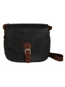 Frandi 813.05 - CUIR DE VACHETTE - NOIR sac besace fanny xl frandi sacs-a-mains