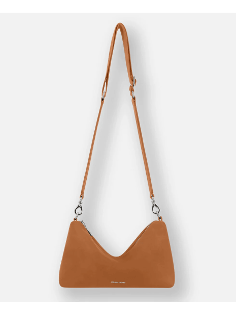 Les Ateliers Foures I326 - CUIR DE VACHETTE - LION sac bandoulière besace évasé iliade sacs-a-mains