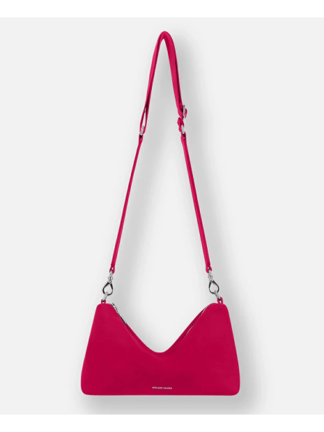 Les Ateliers Foures I326 - CUIR DE VACHETTE - HIBICU sac bandoulière besace évasé iliade sacs-a-mains