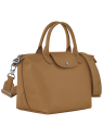 Longchamp 1512987 - CUIR D'AGNEAU - TABAC sac à main s le pliage xtra sacs-a-mains