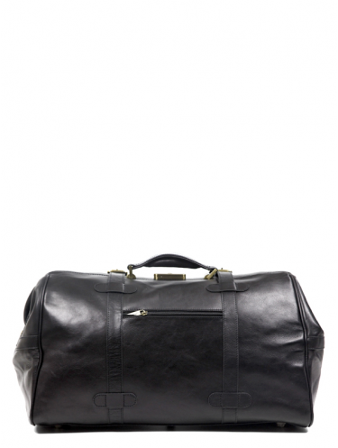 Gerard Henon 5189 - CUIR DE VACHETTE - NOIR sac de voyage squarmouth rennaissance sacs-de-voyage