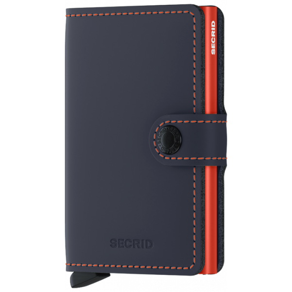 Secrid MM - CUIR DE VACHETTE - NIGHT BL porte cartes miniwallet mm