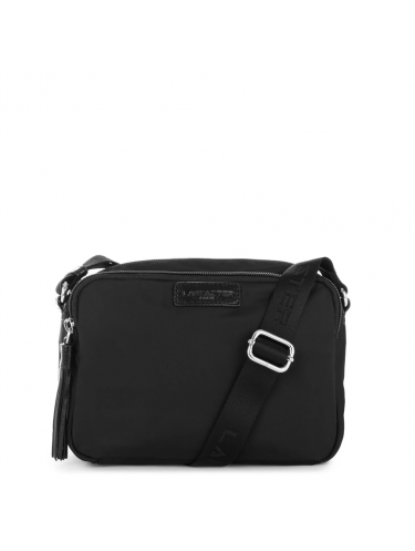 Lancaster 514-43 - NYLON/CUIR - NOIR Basic Pompon - Sac Trotteur sacoche-mixte