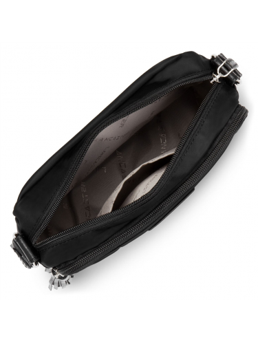Lancaster 514-43 - NYLON/CUIR - NOIR Basic Pompon - Sac Trotteur sacoche-mixte