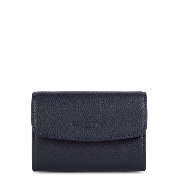 Lancaster 170-20 - CUIR DE VACHETTE - BLEU Foulonné PM