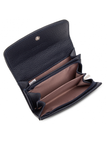 Lancaster 170-20 - CUIR DE VACHETTE - BLEU Foulonné PM pmpb-femme