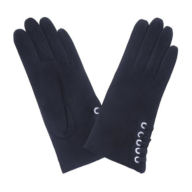Glove Story 21484CA - CUIR D'AGNEAU - NOIR 21484ca gants-femme