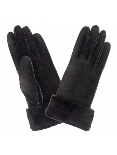 Glove Story 21429SH - CUIR DE MOUTON - NOIR gants femme shearling gants-femme