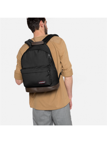 Eastpak K811 - POLYESTER/CUIR - NOIR sac à dos wyoming eastpak loisirs