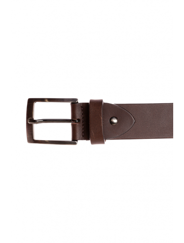 Serge Blanco MT12159A - CUIR DE BOVIN - MARRO ceinturon homme 40mm boucle brossé ceintures