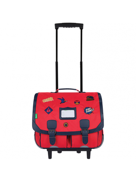 Tann's 431 - PETS - MAE ROUGE Cartable Trolley 41cm cartables-enfant
