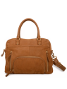Nat & Nin MACY - CUIR DE VACHETTE - EPICE sac porté main et bandoulière macy sacs-a-mains