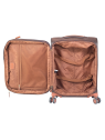 JUMP 4450NU - TEP ET CUIR - CHOCOLAT valise cabine 4 roues uppsala valise-cabine