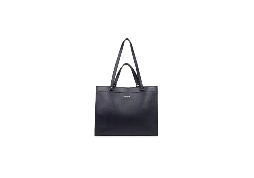 Lancaster 470-59 - CUIR DE VACHETTE - NOIR lancaster-foulonné double-sac cabas épaule Loisirs