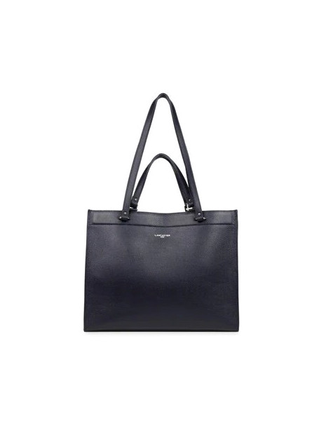 Lancaster 470-59 - CUIR DE VACHETTE - NOIR lancaster-foulonné double-sac cabas épaule loisirs