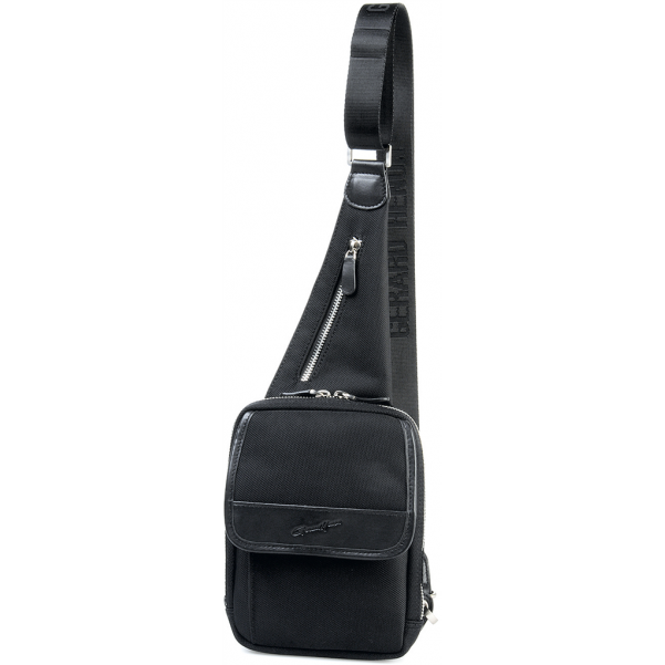 Gerard Henon 2359 - NYLON ET CUIR - NOIR Monostrap