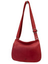 Les Ateliers Foures B339 - CUIR DE VACHETTE - AMOUR sac à rabat forme selle avec bandoulière réglable sacs-a-mains