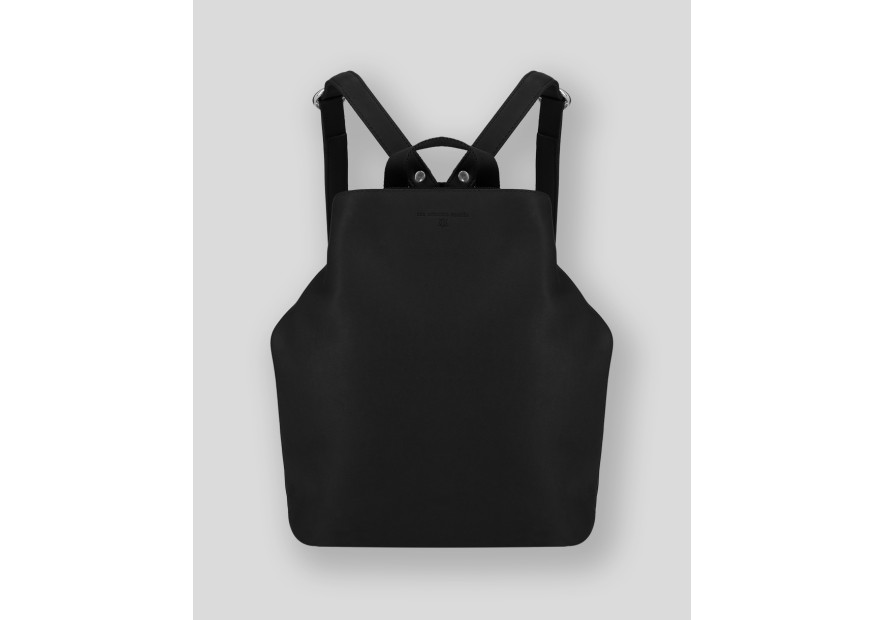 Les Ateliers Foures B417 - CUIR DE VACHETTE - NOIR sac à dos sécurisé s avec attache fixation Sac business