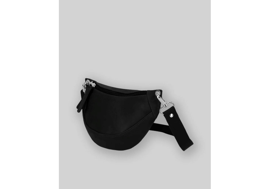 Les Ateliers Foures B123 - CUIR DE VACHETTE - NOIR les ateliers foures-baroudeuse-banane m Sac business