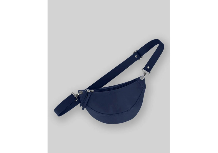 Les Ateliers Foures B123 - CUIR DE VACHETTE - NUIT les ateliers foures-baroudeuse-banane m Sac business