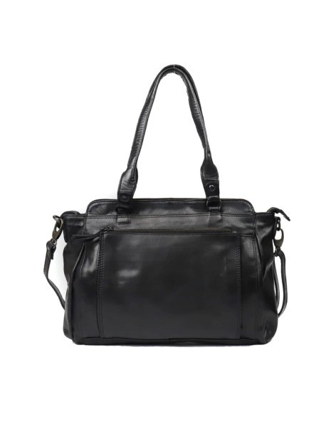 Bear Design CL41573 - CUIR DE VACHETTE - NOI bear-donna-shopping sac-a-main-shopping-toile-ou-cuir