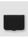 Les Ateliers Foures 9247 - CUIR DE VACHETTE - NOIR porte monnaie et billet cuvette fourès pm-homme