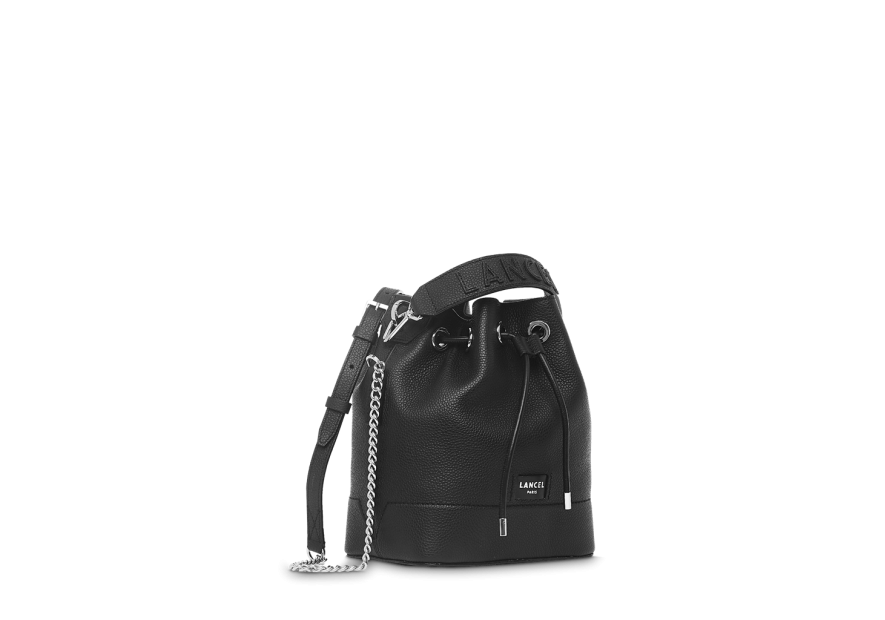 Lancel A10922 - CUIR DE VACHETTE - NOIR Ninon de Lancel S - Sac seau
