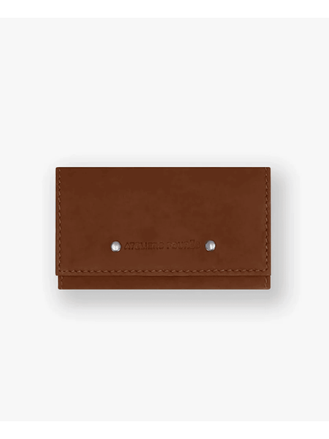 Les Ateliers Foures 905 - CUIR DE VACHETTE - FAUVE les ateliers fourès- etuis clés 6 attaches etui-cles