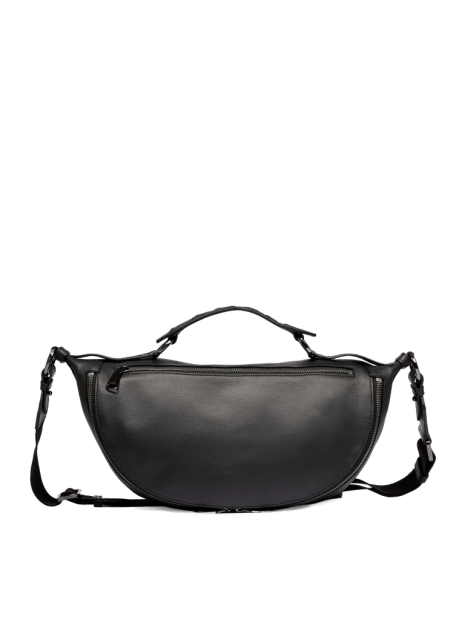 Lancel A13301 - CUIR DE VACHETTE - NOIR sac porté croisé m origami de lancel sacoche-mixte