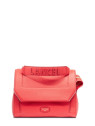 Lancel A09222 - CUIR DE VACHETTE - ROUG sac bandoulière rabat taille m ninon de lancel sacs-a-mains