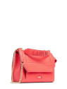 Lancel A09222 - CUIR DE VACHETTE - ROUG sac bandoulière rabat taille m ninon de lancel sacs-a-mains