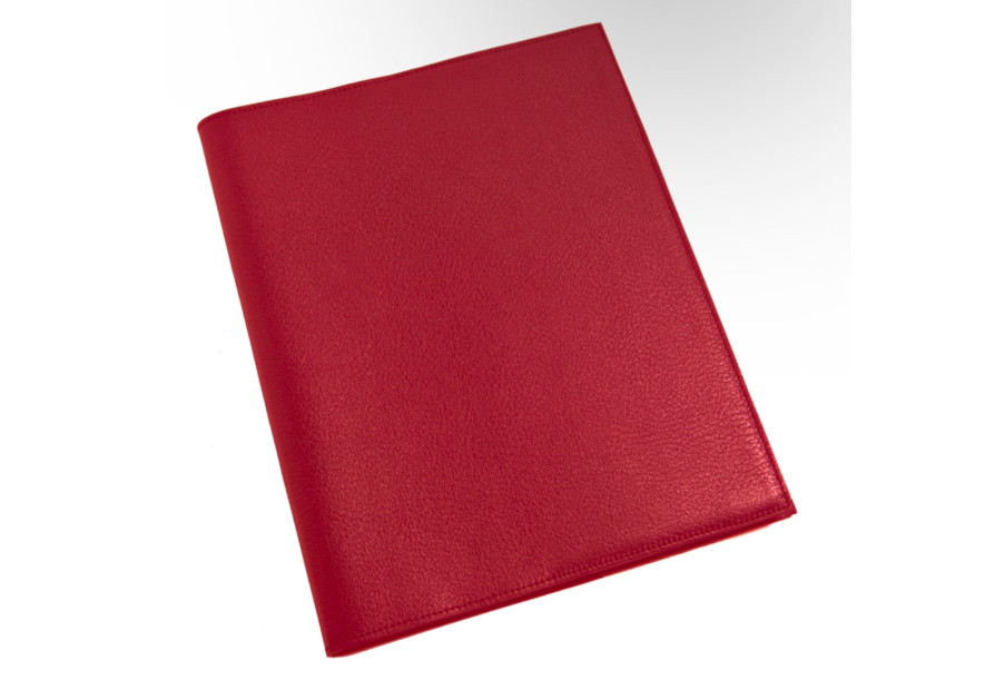 Atelier de la forêt 29-33 - CUIR DE VACHETTE - ROUGE agenda bureau président Accessoires