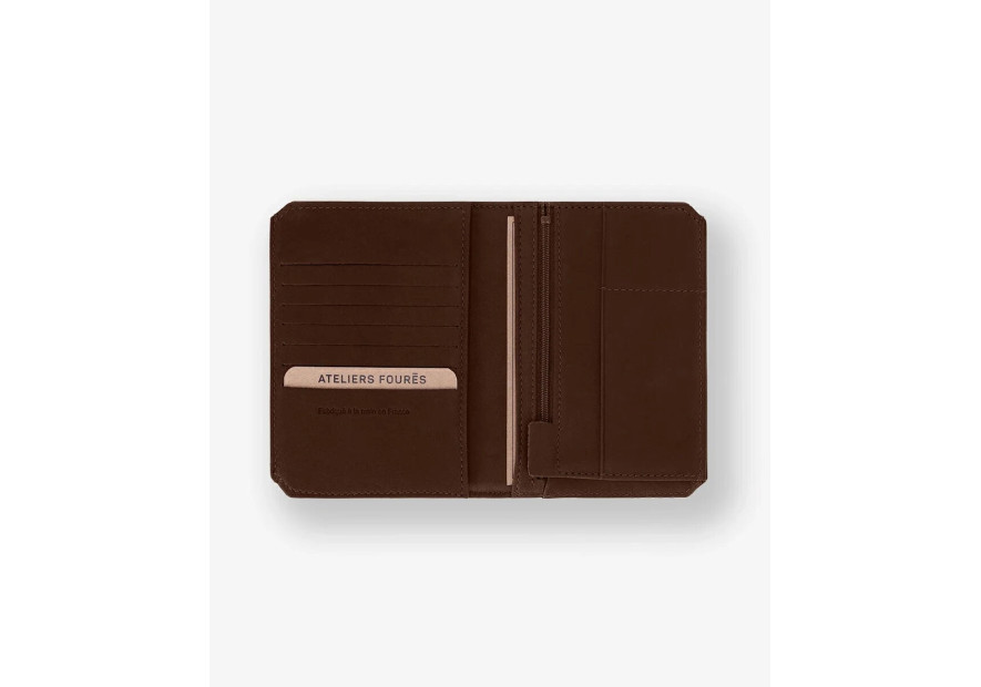Les Ateliers Foures 9226X - CUIR DE VACHETTE - COGNA Portefeuille/Porte-cartes Portefeuilles