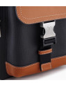Le Tanneur TMAU2110 - TOILE ET CUIR - NOIR holster maurice holster