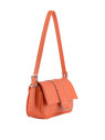 MIA &  JOY MJ2058 - POLYURÉTHANE - ORANGE sac porté épaule à rabat sacs-a-mains